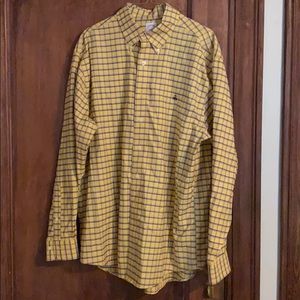 Brooks brothers size L men’s plaid dress shirt